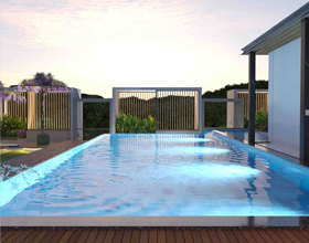 Lap Pool with Kids’ Pool